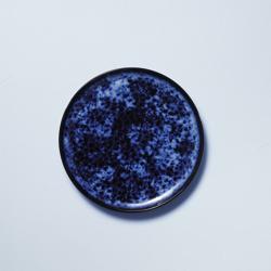 (4 pieces) Bama Blue Stoneware Dinner Plates Ø 210 mm – Dishwasher & Microwave safe