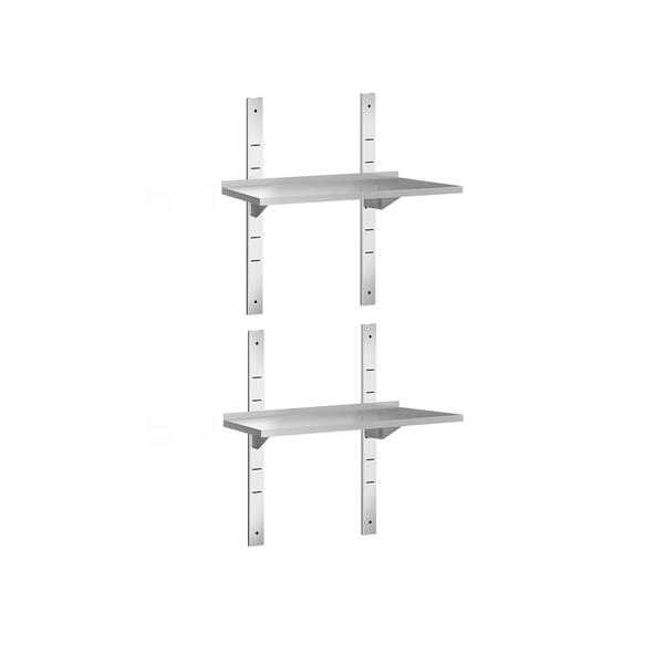 Estante de parede PREMIUM -0,6 m - com 2 prateleiras