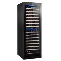 Weinkühlschrank Edelstahl ECO - 2 Klimazonen - 421 Liter - max. 160 Flaschen