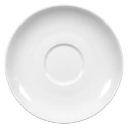 (6 pieces) SELTMANN WEIDEN | Round Coffee Saucer Meran Basic – White – Ø159 mm – High-Gloss Porcelain