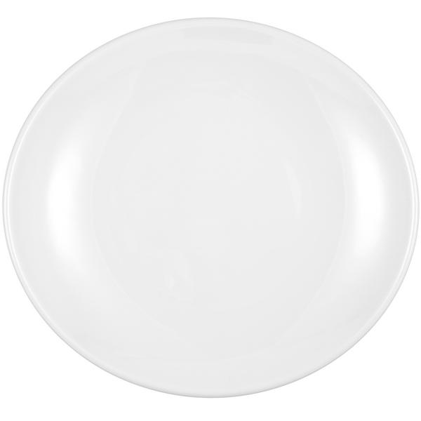 (6 stuks) SELTMANN WEIDEN | Bord - plat ovaal - 210x192mm - Wit