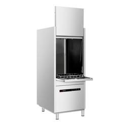 Doppelwandige Topfspülmaschine - Touch - 16,7 kW - mit Reiniger- & Laugenpumpe