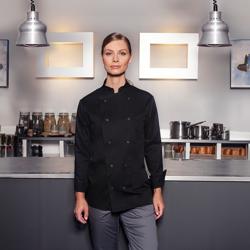 KARLOWSKY | Chaqueta Cocina Basic - Negro - Talla: 4XL