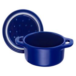 STAUB | CERAMIQUE - Mini Kookpot - Ø 100mm - Rond - Keramiek - Donkerblauw