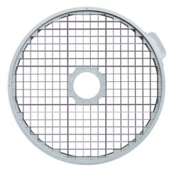 (2 szt.) Tarcza do słupków - słupki 10mm - Ø205mm - z kratką do krojenia w kostkę - kompatybilny z Szatkownica do warzyw GSE300 i GSE400