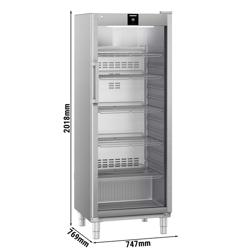 LIEBHERR | Buzdolabı Paslanmaz Çelik PERFECTION - 419 litre - GN 2/1 - Plastik iç kısım - 1 cam kapılı 