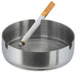 (6 pezzi) Posacenere - Ø 100 mm - acciaio inox