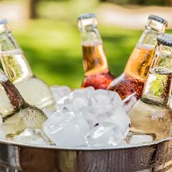 Chłodziarka do butelek - Ø 140 mm - z uchwytami