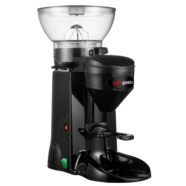 Kaffeemühle - 1kg - 77dB - Mit direkter Ausgabe - Schwarz