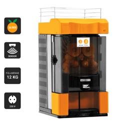 Espremedor de laranjas automático profissional - 370W - 25 laranjas/min - 75kg - com alimentação automática de fruta, torneira de auto-serviço - Laranja