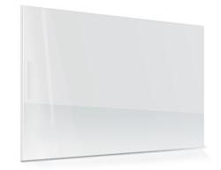 Φύλλο πλεξιγκλάς - 1250x400 mm - διαφανές - εύκολο καθάρισμα - 3 mm - για KEI129-M