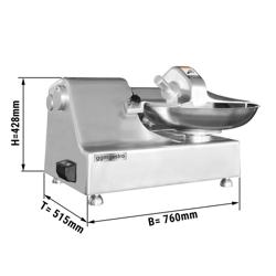 Commercial Bowl Cutter - 10L - 750 W - 230V - 1440 rpm