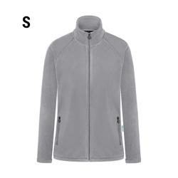 KARLOWSKY | Dames Werkkleding Fleece Jas Warm-Up - Platina Grijs - maat: S