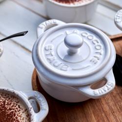 STAUB | CERAMIQUE - Set di cocotte - 4 pezzi - Ø 100 mm - Ceramica - Bianco avorio