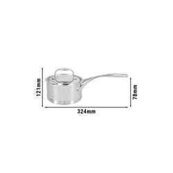 DEMEYERE | ATLANTIS 7 - Casseruola con coperchio - Ø 140mm - Acciaio inox