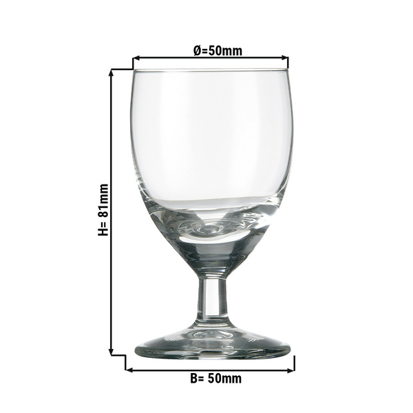 (6 komada) Čaša za schnapps - GILDE - 60 ml 
