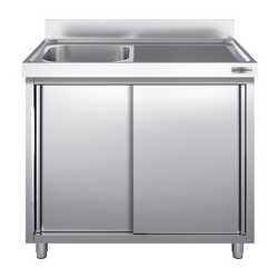 Diskbänksskåp PREMIUM - 1400x600mm - med 1 hotill vänster