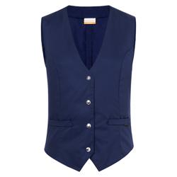 KARLOWSKY | Dames Gilet Lena - Marineblauw - Maat: 34