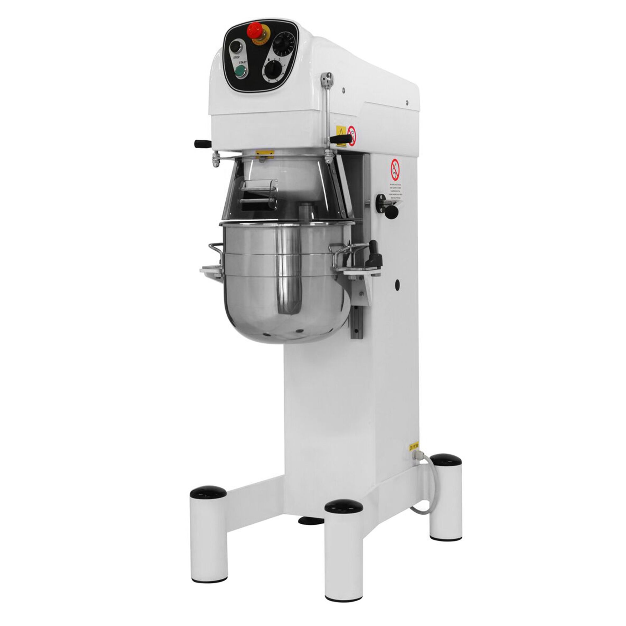 Batteur-mélangeur planétaire professionnel - 20L - 800W - incl. 3 outils