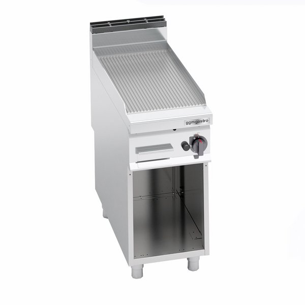 Plancha de gas - estriada (10 kW)