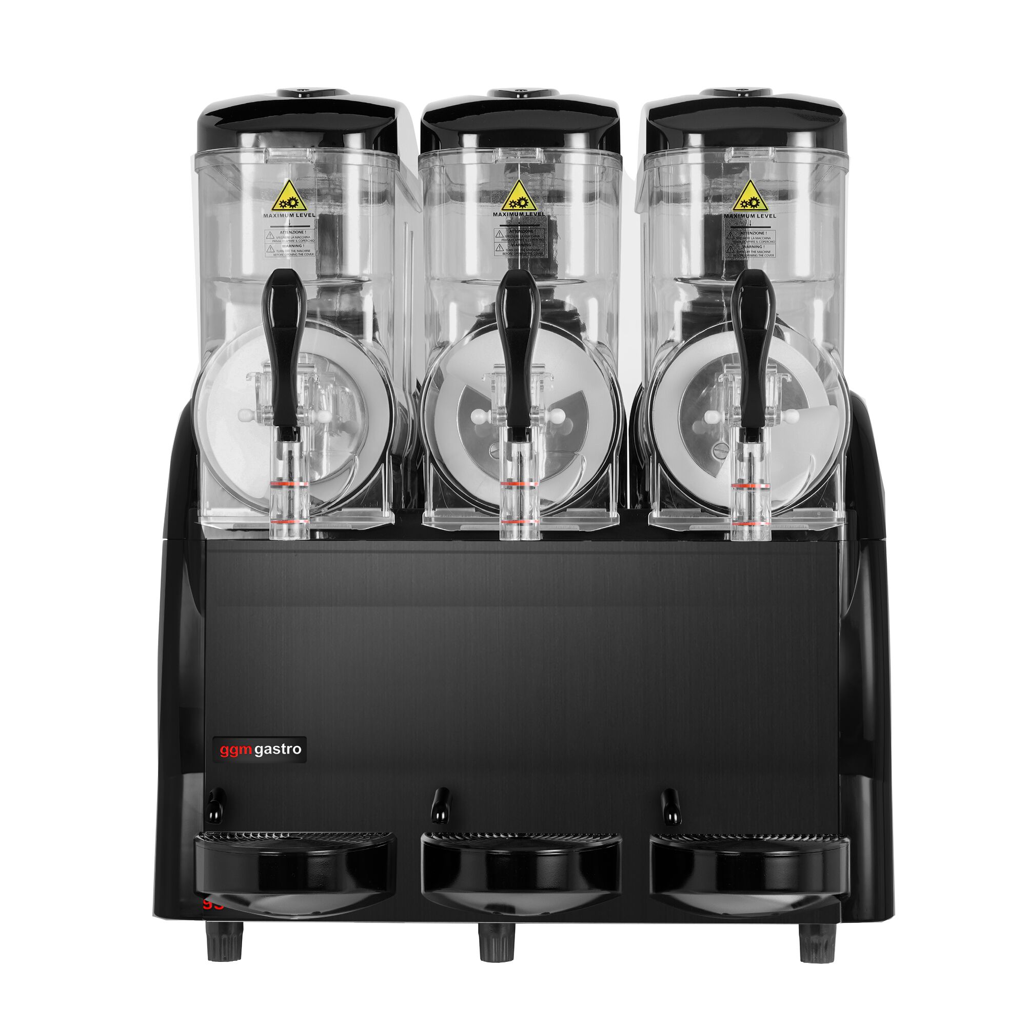 Slush-Maschine - 3x 12 Liter - 1,15 kW - Schwarz