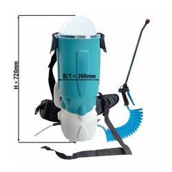 Pulverizador de desinfeção - 5litros - 48W - Máquina de nebulização elétrica - Policarbonato - 390x720mm