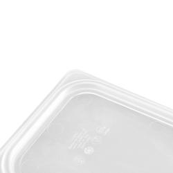 (6 piezas) CAMBRO | Camwear® polipropileno GN tapa 1/3 - hermético - lechoso