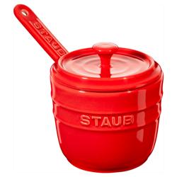 STAUB | CERAMIQUE - Cukortartó - Ø 90mm - Kerámia - Cseresznye piros