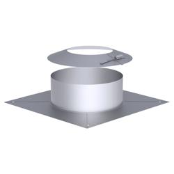 Sombrerete superior con faldón antilluvia - Ø 200mm