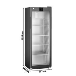 LIEBHERR | Kylskåp PERFECTION – 347 liter – insida plast – med 1 glasdörr – Svart