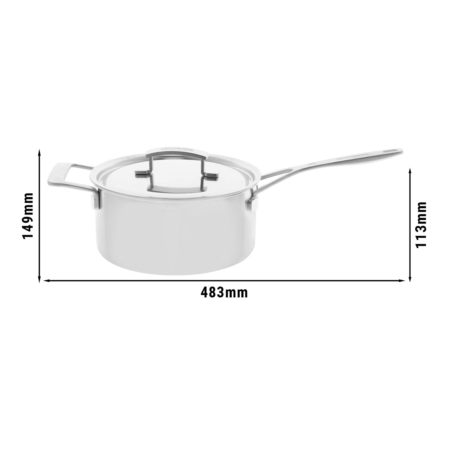 DEMEYERE | INDUSTRY 5 - Casserole avec couvercle - Ø 220mm - inox