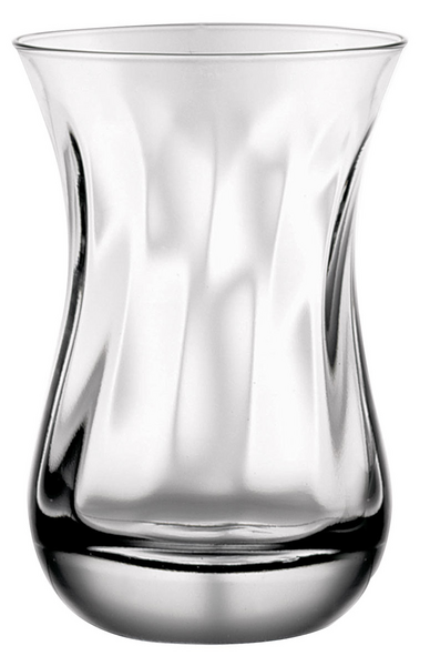 IZMIR teglas med struktur - 0,16 liter - set med 6 stycken