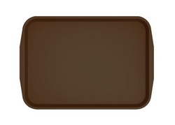 Plateau de cantine 440x320mm - Marron	