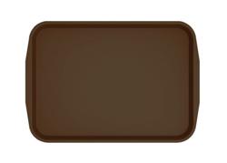 Kantinski pladanj 440x320 mm - Smeđa boja