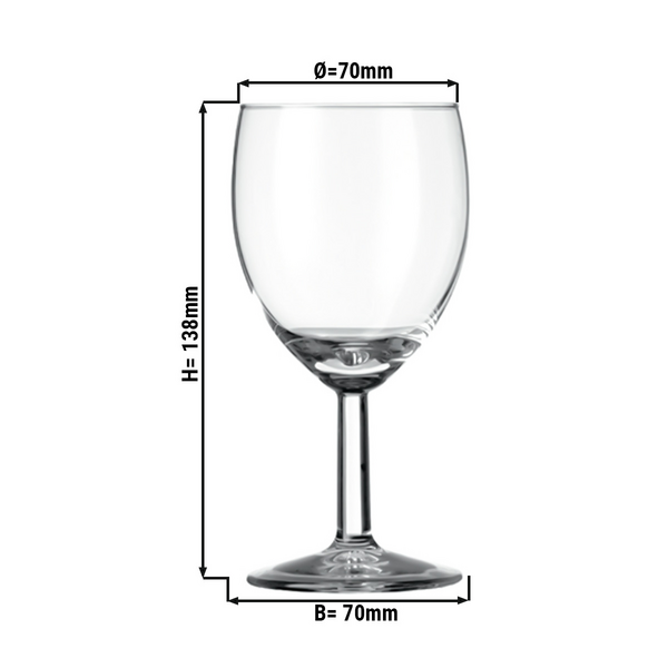 (6 komada) Čaša za vino - GILDE - 200 ml