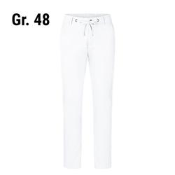 (6 stuks) KARLOWSKY | Heren Modern Stretch Chino Broek - Wit - maat: 48