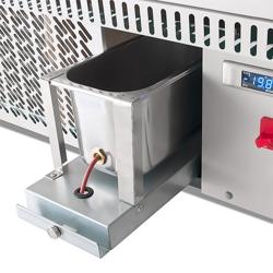 Vetrina Gelato IVY - 1606mm - Refrigerazione ventilata - per 16x Vasca da gelato da 5 Litri - Sbrinamento automatico - Bianco