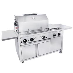 Gasbarbecue - Grillstation - 22,5kW - 2 branders - Roestvrij staal