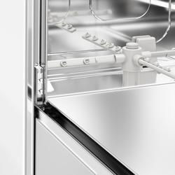 Undercounter Commercial Dishwasher - 500mm Basket - Manual Controls - 3.55kW - with Drain, Rinse Aid & Detergent Pumps