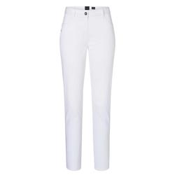 KARLOWSKY | Ladies' 5-Pocket Work Trousers – White - Size 34 - Organic Cotton Stretch