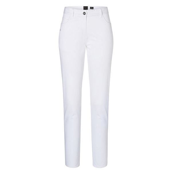 KARLOWSKY | Dames 5-zakken Broek - Wit - Maat: 34
