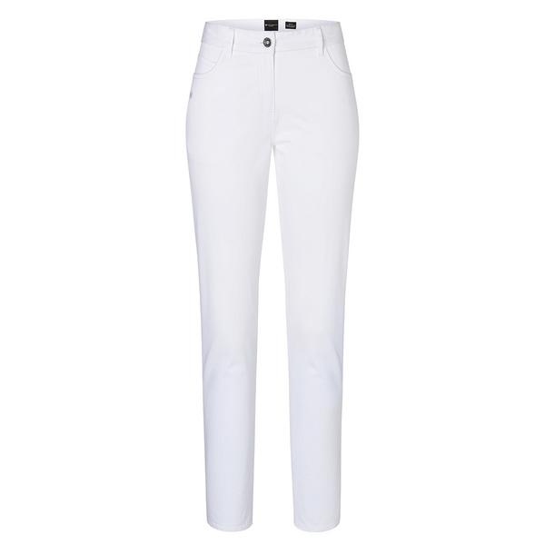 (6 stuks) KARLOWSKY | Dames 5-zakken Broek - Wit - Maat: 34