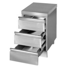 Armário com gavetas PREMIUM - 0,5 m - com 3 gavetas
