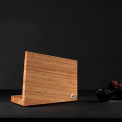 MIYABI | Magnetic Knife Block – Bamboo - 205×425 mm