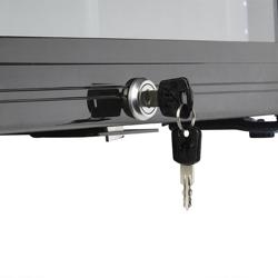 GASTRO-COOL | Réfrigérateur de bar - 360 mm - 88 litres - avec 1 porte à battant en verre - Noir