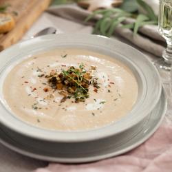 STAUB | DINING LINE - Assiette creuse - Ø 240 mm - Céramique - Truffe blanche