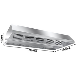 Loft emfang 2,8m - med motor, regulator, filter og lampe