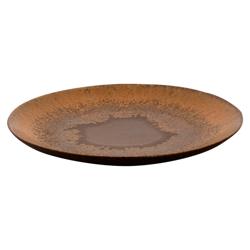 (6 pieces) CECIL - Plate - flat - Ø 210mm - Brown