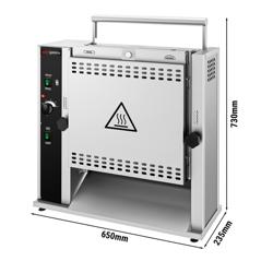 Tostapane a ciclo continuo Professionale - Manuale - 2,1kW - per panini hamburger