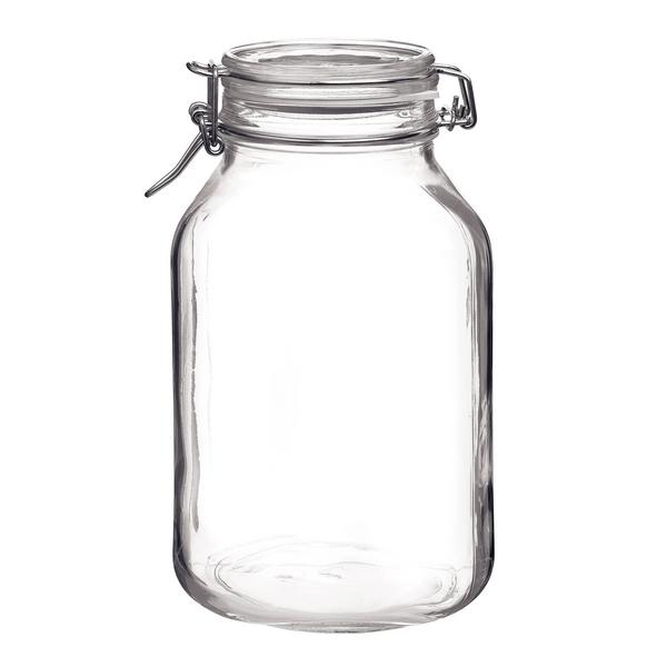(6 pieces) preserving jar Bormioli Rocco - DUBLIN - 3 liter - with swing top
